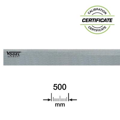 Retteskinne 500x30x6 mm i stål DIN 874 Grad 2 (Inkl. Certifikat)
